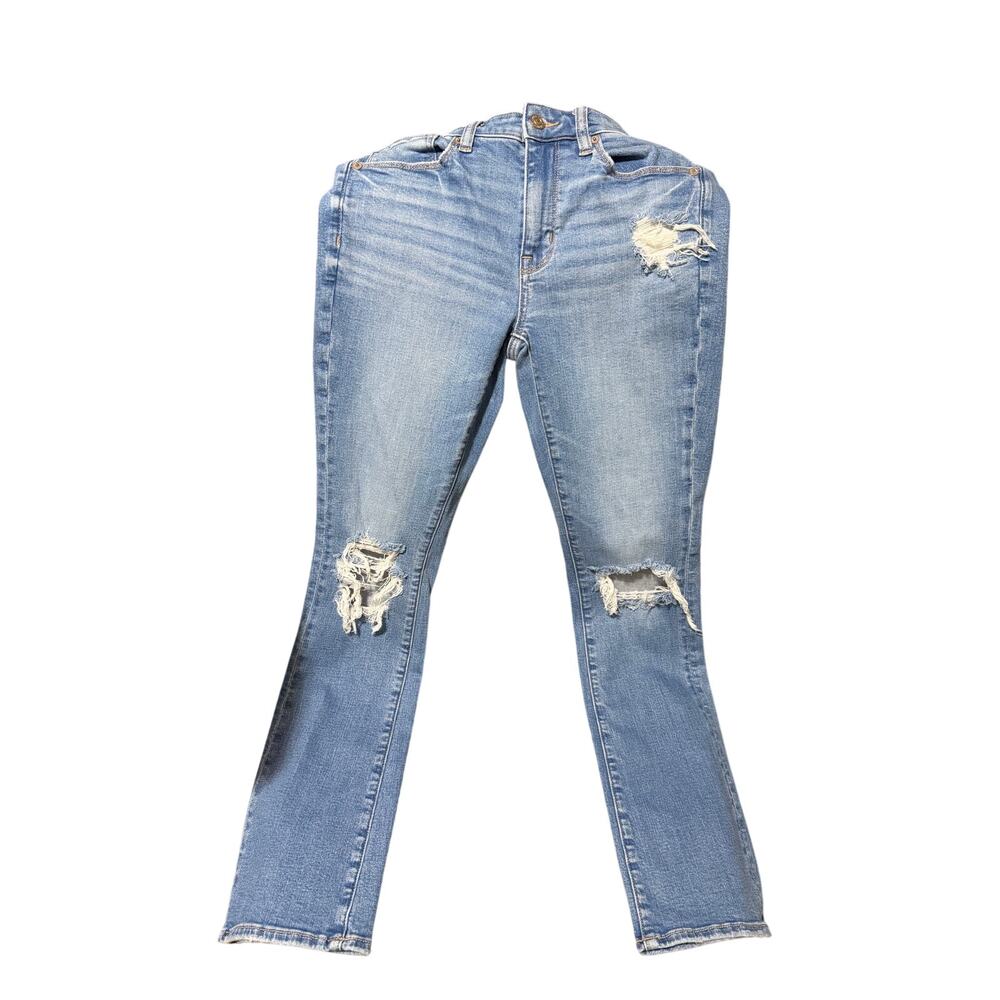 American Eagle High Rise Skinny Kick Jeans